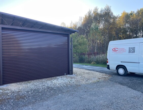 Рулонные ворота для дачи