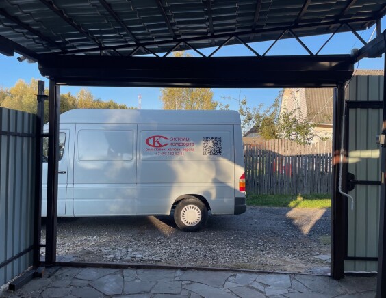 Рулонные ворота для дачи